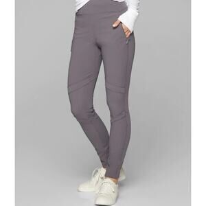 Athleta Gray Highline Hybrid Packable Hike Pants Size 2